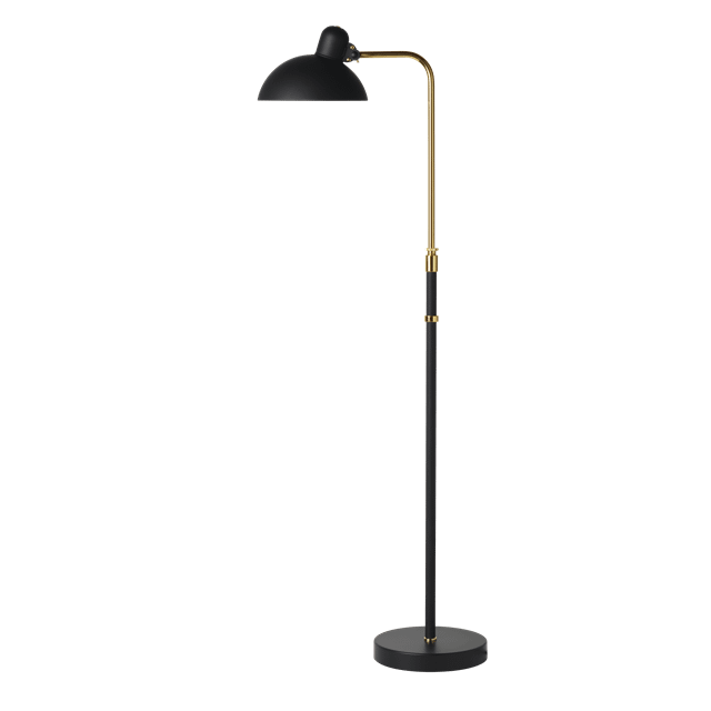 Fritz Hansen Kaiser Idell 6580 Gulvlampe Mat Sort Messing
