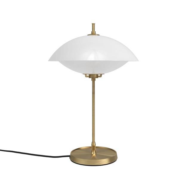 Fritz Hansen Musling Bordlampe Opal Messing