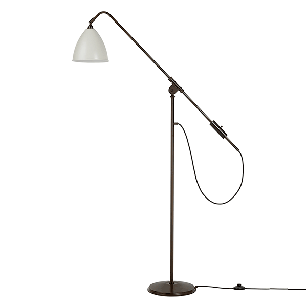 Gubi Bestlite Bl4 Gulvlampe Sort Messing   Hvid