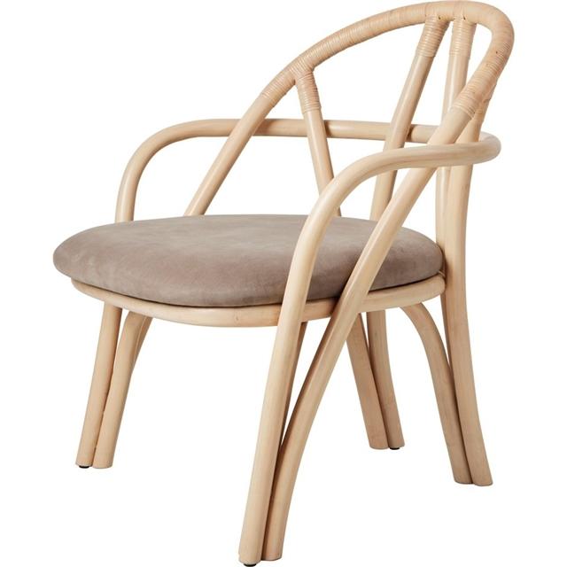 Gubi Bistra Lænestol Natural Lakeret Rattan Fustagno Limonta 002