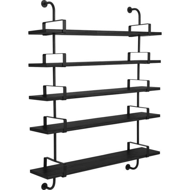 Gubi Démon Hylde L155 Cm   Hylder Sort Ask