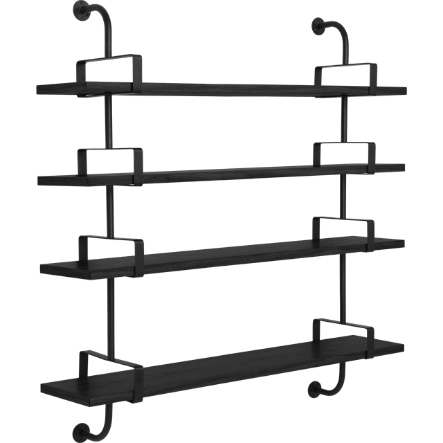 Gubi Démon Hylde L155 Cm   Hylder Sort Ask