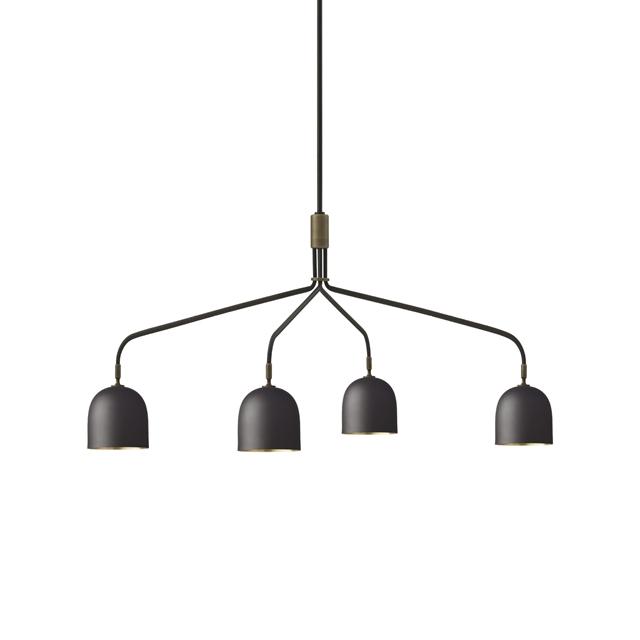 Gubi Howard Lysekrone   Arm Lang Gunmetal