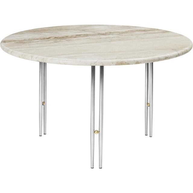 Gubi Ioi Sofabord ø70 Krom Beige