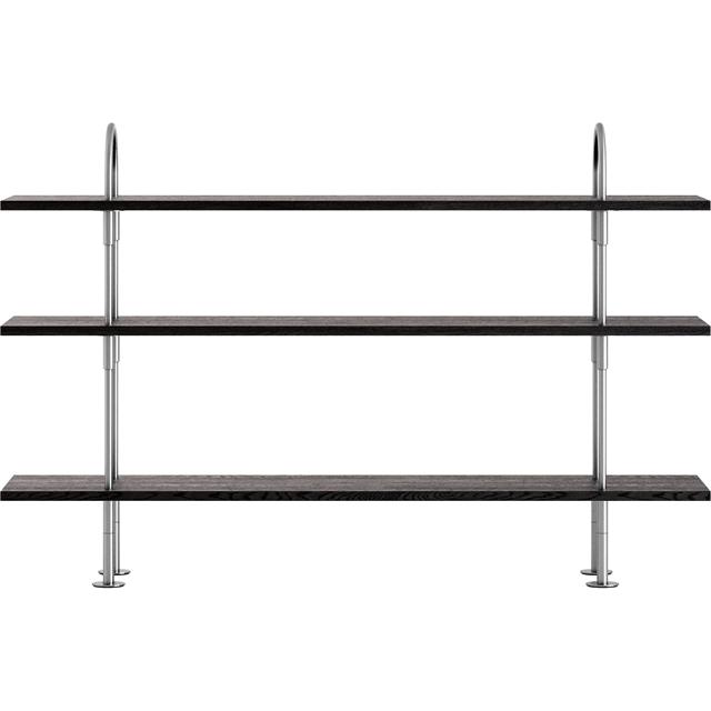 Gubi Keen 160 Reolsystem   Hylder Rustfri Stål Askefiner