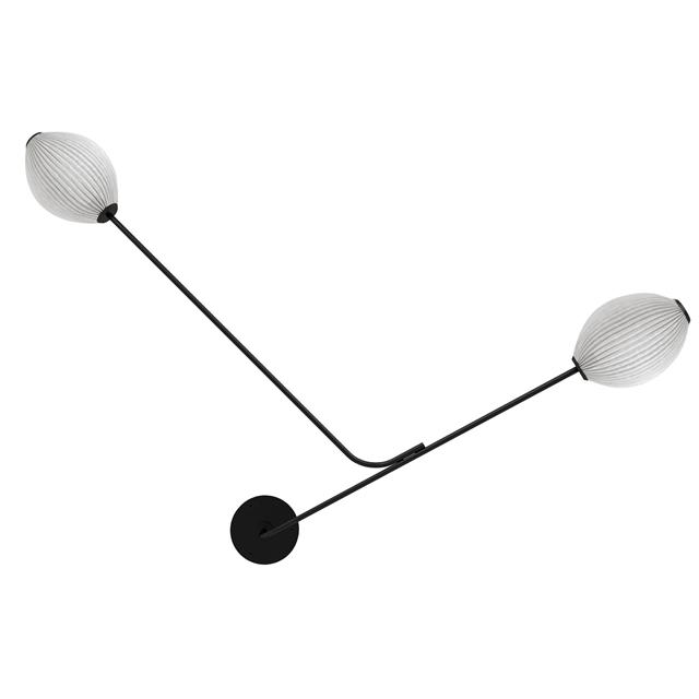 Gubi Satellite Væglampe Hardwired Creme Hvid Semi Mat