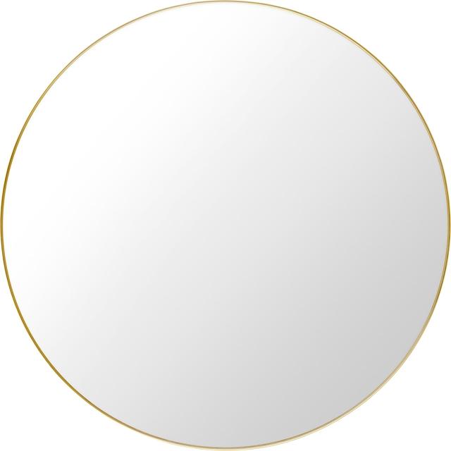 Gubi Wall Mirror Rundt ø110 Cm Poleret Messing