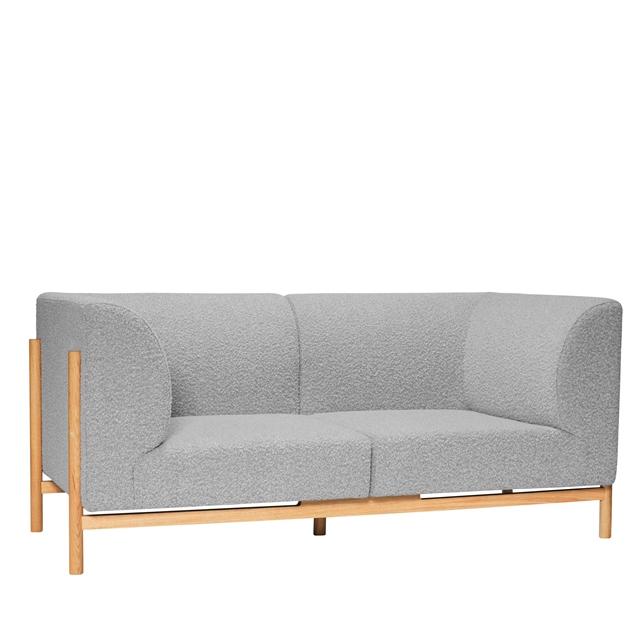 Hübsch Moment Sofa   Seater Lille Grå Natur