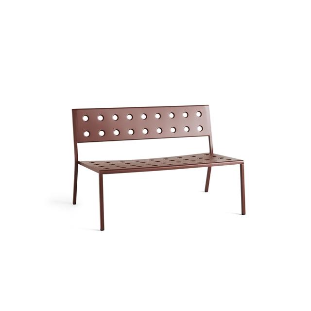 Hay Balcony Lounge Bænk Iron Red
