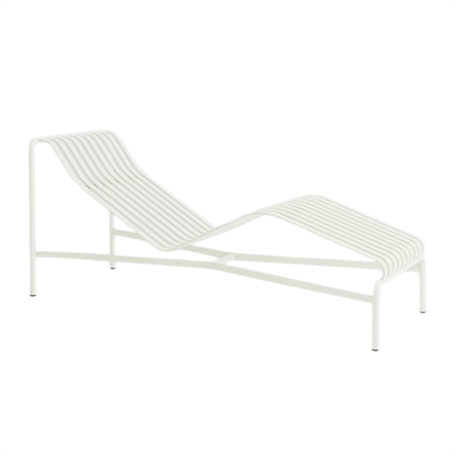 Hay Palissade Chaise Lounge Creme Hvid