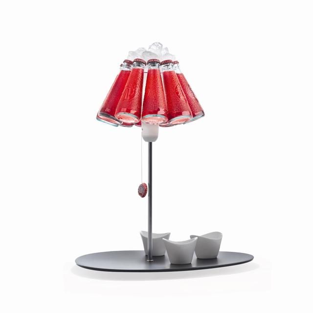 Ingo Maurer Campari Bar Bordlampe Rød