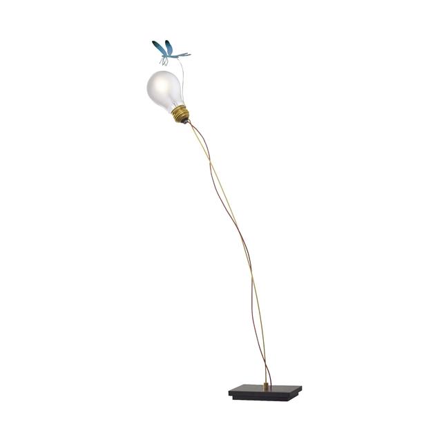 Ingo Maurer   Ricchi Poveri Bzzzz Bordlampe Blå