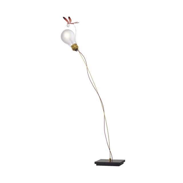Ingo Maurer   Ricchi Poveri Bzzzz Bordlampe Rød
