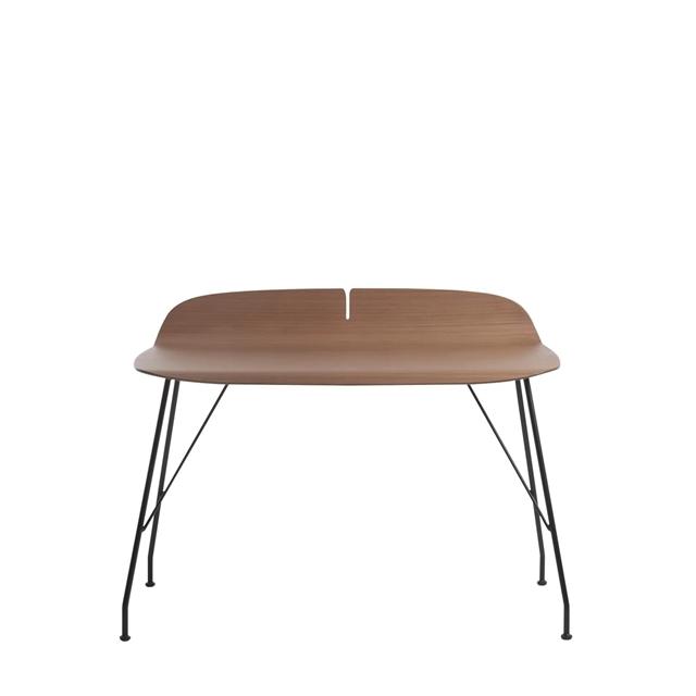 Kartell Earl Of Wood Skrivebord Krom Mørk Træ