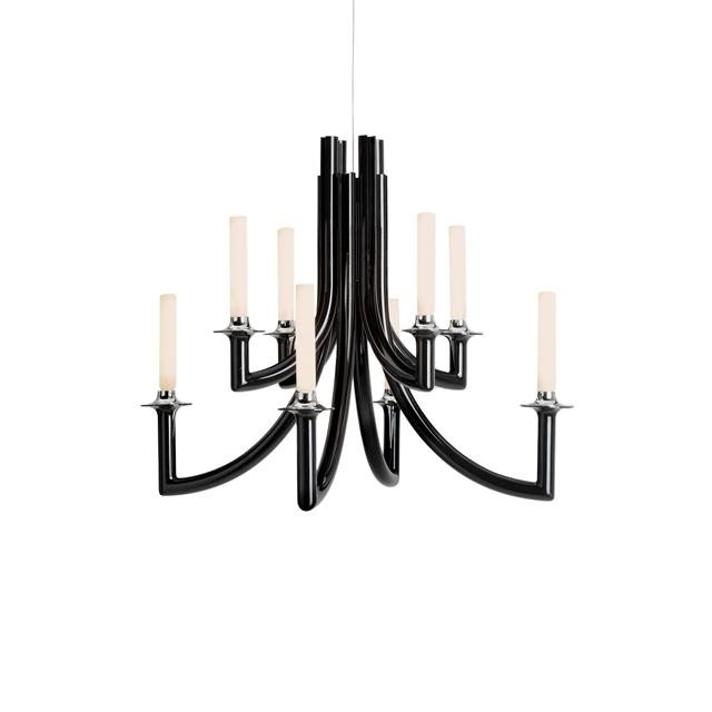 Kartell Khan Metal Lysekrone Glossy Black