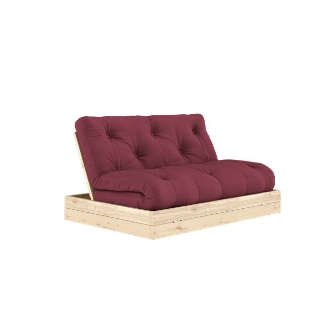 Karup Design Flip Sovesofa Med Madras 140x200 Bordeaux Raw