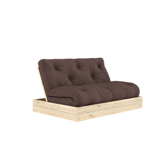 Karup Design Flip Sovesofa Med Madras 140x200 Brun Raw