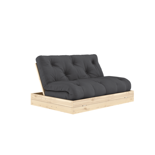 Karup Design Flip Sovesofa Med Madras 140x200 Mørkegrå Raw