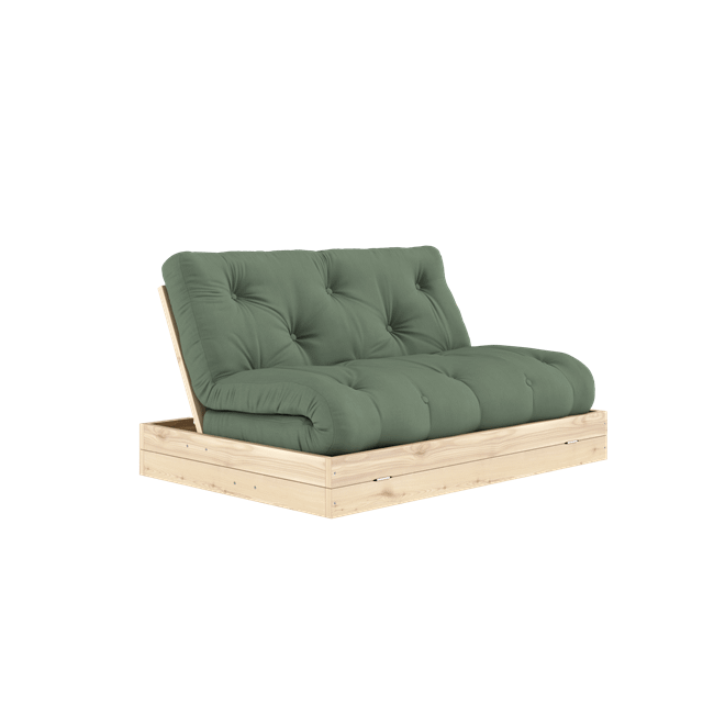 Karup Design Flip Sovesofa Med Madras 140x200 Olivengrøn Raw
