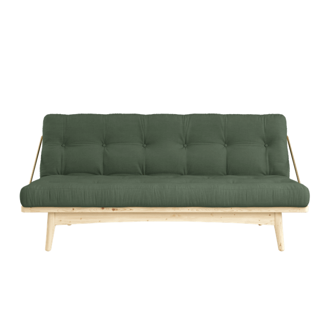 Karup Design Folk Sofa Med  -lags Madras 756 Olive Green Raw