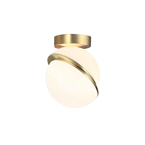 Lee Broom Mini Crescent Loftlampe Opal Messing