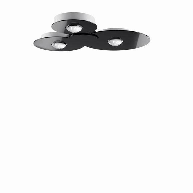 Lodes Bugia Triple 2700k Loftlampe Sort