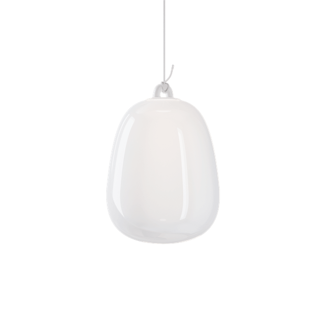 Lodes Oblò Pendel Stor 2700k Silk White Hvid