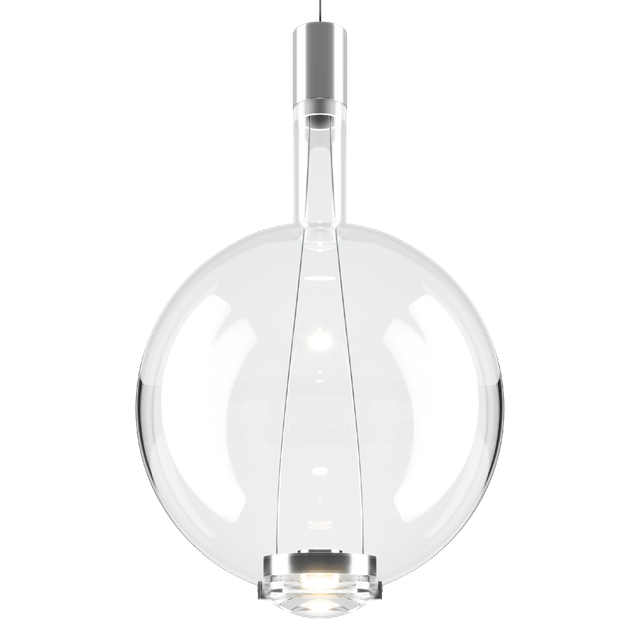 Lodes Sky-fall Round Pendel Stor 2700k Klar Glas