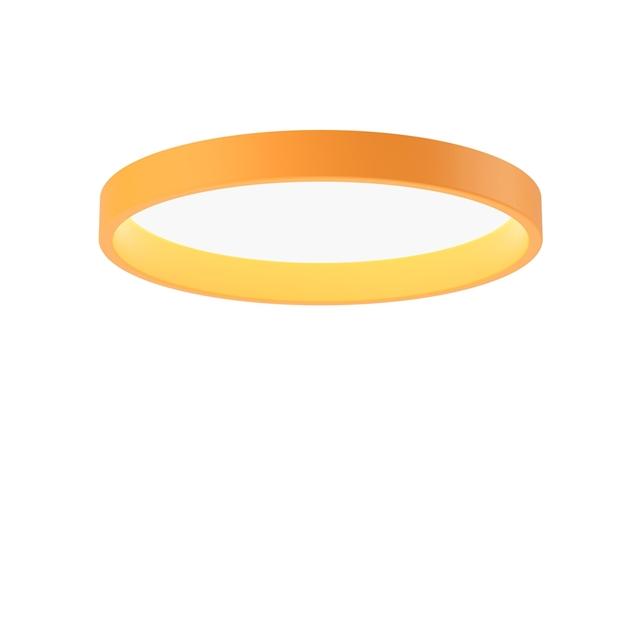Louis Poulsen Lp Circle Loftlampe Halvforsænket ø45 3000k   Dali Switch-dim Gul