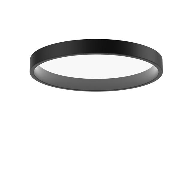 Louis Poulsen Lp Circle Loftlampe Halvforsænket ø45 3000k   Dali Switch-dim Sort
