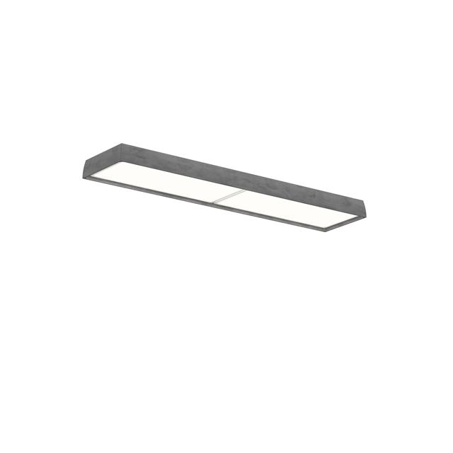 Louis Poulsen Lp Slim Loftlampe Opal Diffuser 3000k   Dali Mørk Rå Aluminium