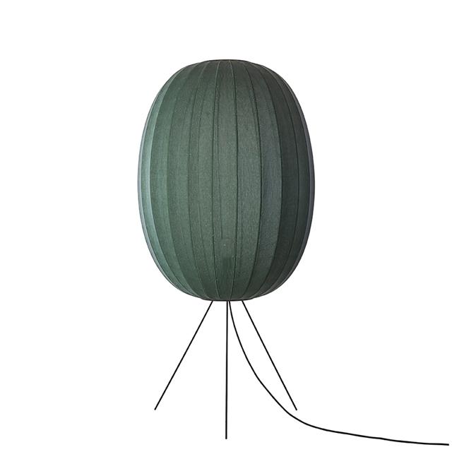 Made By Hand Knit-wit High Oval Gulvlampe ø65 Tweed Green