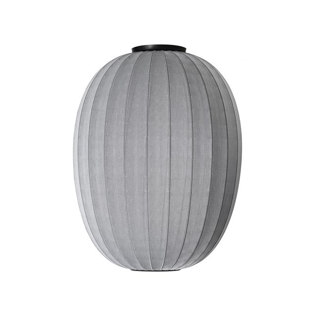 Made By Hand Knit-wit High Oval Loftlampe ø65 Sølv