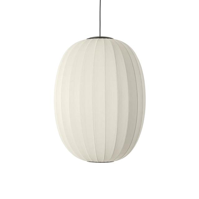 Made By Hand Knit-wit High Oval Pendel ø65 Pearl White Led