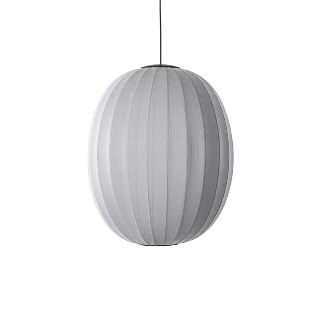 Made By Hand Knit-wit High Oval Pendel ø65 Sølv Led