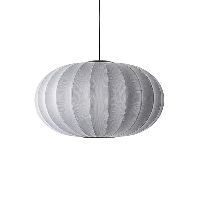 Made By Hand Knit-wit Oval Pendel ø76 Sølv Led