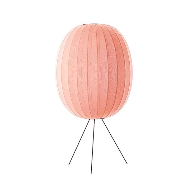 Made By Hand Knit-wit Round Gulvlampe ø65 Medium Coral