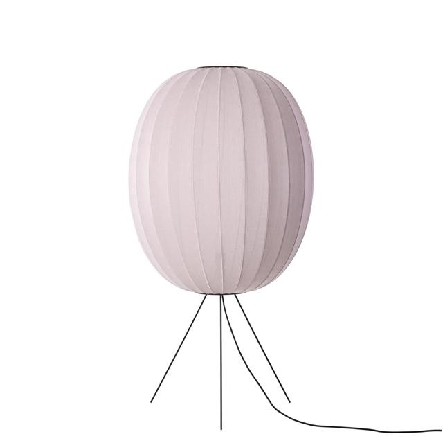 Made By Hand Knit-wit Round Gulvlampe ø65 Medium Lyserød