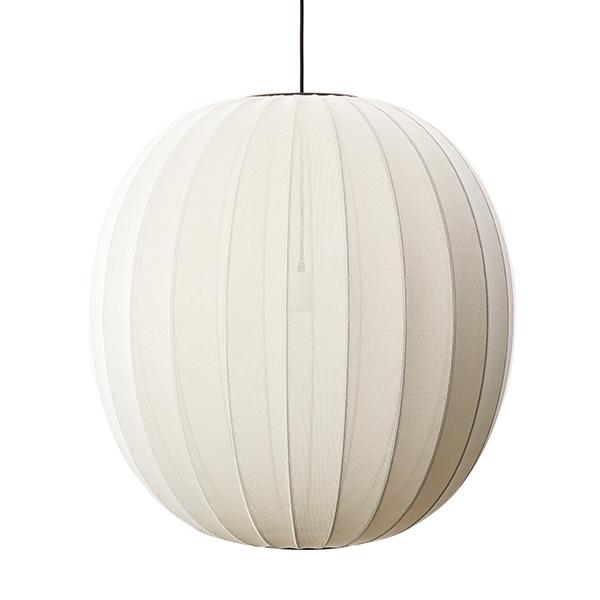 Made By Hand Knit-wit Round Pendel Pearl White ø75