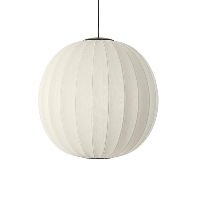 Made By Hand Knit-wit Round Pendel ø75 Pearl White Led