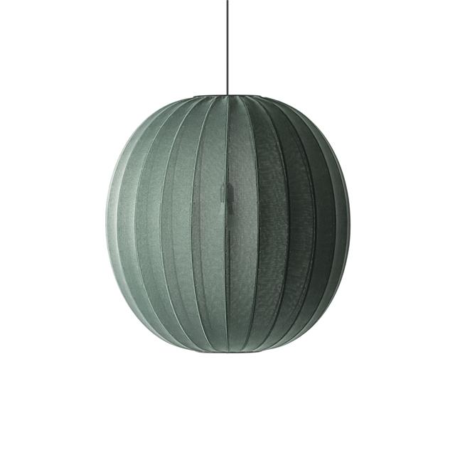 Made By Hand Knit-wit Round Pendel ø75 Tweed Green