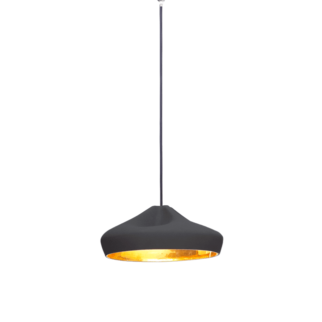 Marset Pleat Box Pendel 36 Sort   Guld
