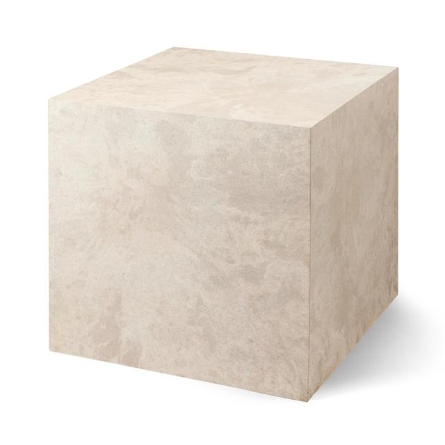 Mater Cube Sidebord Træ Grå