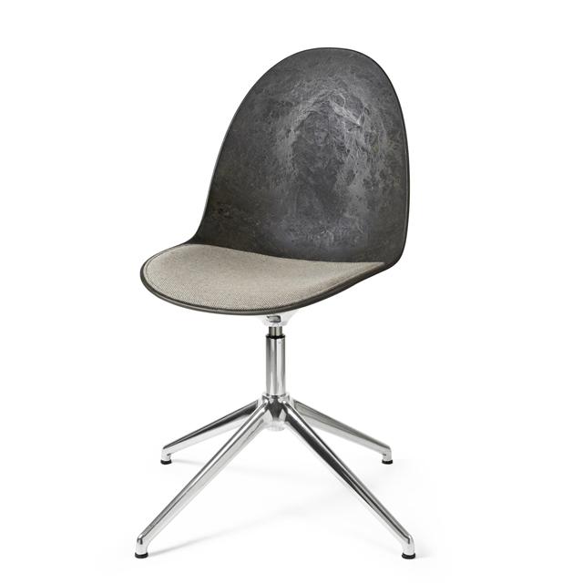Mater Eternity Swivel Spisebordsstol Aluminium    Polstret Sæde 218 Beige