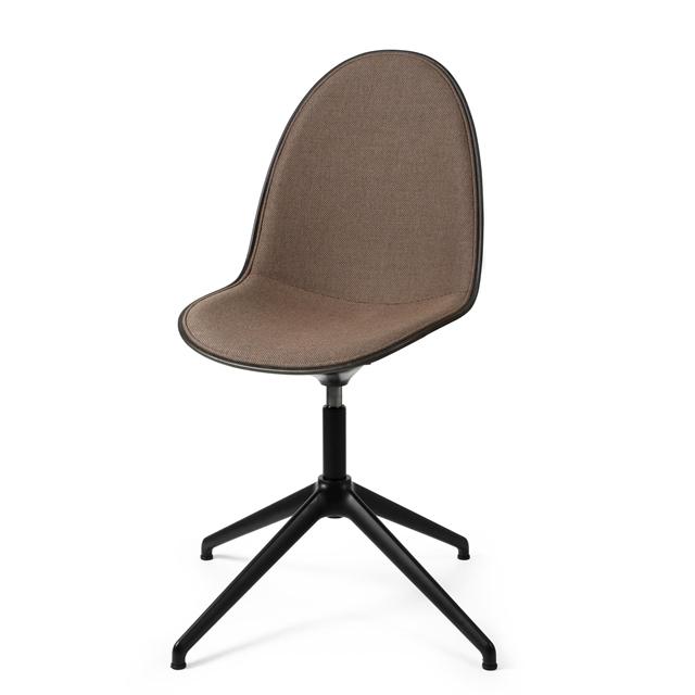 Mater Eternity Swivel Spisebordsstol Sort Base   Polstret 378 Rust
