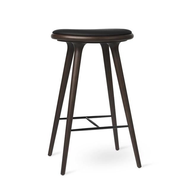 Mater High Stool Barstol Mørk Bejdset Bøg 74cm