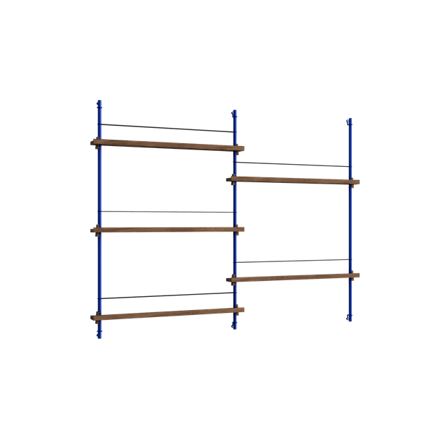 Moebe Magazine Shelving Ms 180   Eg Deep Blue