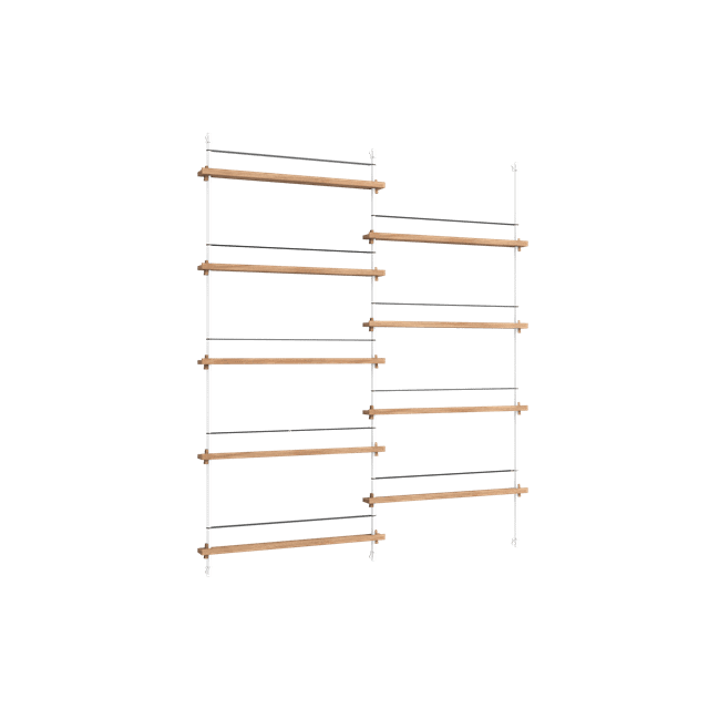 Moebe Magazine Shelving Ms 180   Eg Hvid