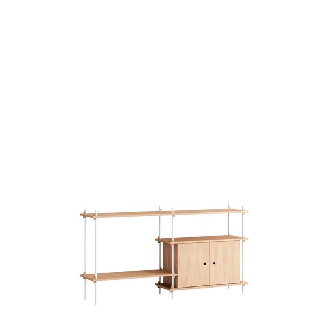 Moebe   85     Reol System Eg Hvid