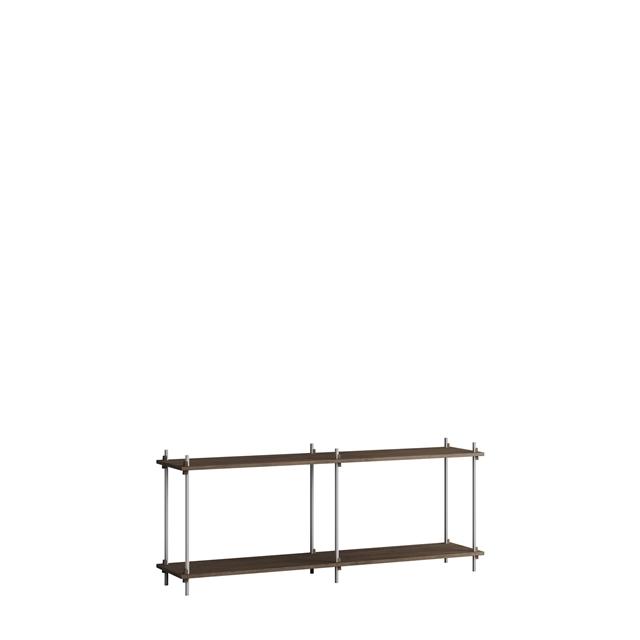 Moebe Shelving   65     Røget Eg Rustfri Stål